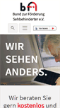 Mobile Screenshot of bfs-ev.de